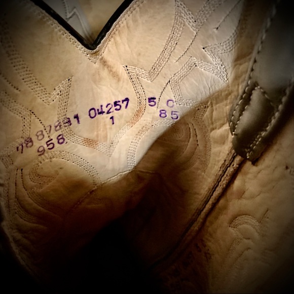 Grey Western Cowgirl Boots Authentic Snake Skin Leather Size 5 Great Condition - Picture 4 of 10